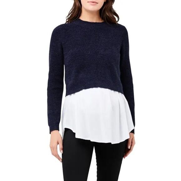 ✨HP✨RIPE MATERNITY Mandy Detachable Nursing Knit Sz Large Sweater✨ - Picture 3 of 9